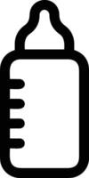 Bottle drink icon symbol image. Illustration of the drink water bottle glass design image vector