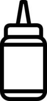 Bottle drink icon symbol image. Illustration of the drink water bottle glass design image vector