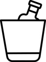 Bottle drink icon symbol image. Illustration of the drink water bottle glass design image vector
