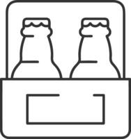 Bottle drink icon symbol image. Illustration of the drink water bottle glass design image vector