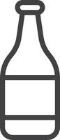 Bottle drink icon symbol image. Illustration of the drink water bottle glass design image vector