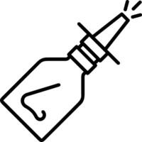Bottle drink icon symbol image. Illustration of the drink water bottle glass design image vector