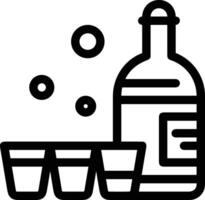 Bottle drink icon symbol image. Illustration of the drink water bottle glass design image vector