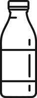 Bottle drink icon symbol image. Illustration of the drink water bottle glass design image vector