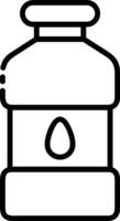 Bottle drink icon symbol image. Illustration of the drink water bottle glass design image vector