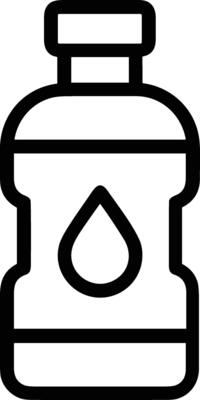 Bottle drink icon symbol image. Illustration of the drink water bottle glass design image