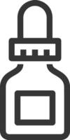 Bottle drink icon symbol image. Illustration of the drink water bottle glass design image vector