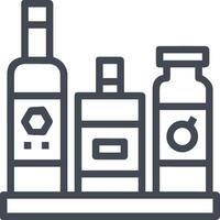 Bottle drink icon symbol image. Illustration of the drink water bottle glass design image vector