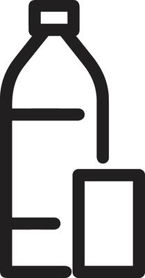 Bottle drink icon symbol image. Illustration of the drink water bottle glass design image