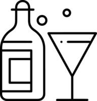 Bottle drink icon symbol image. Illustration of the drink water bottle glass design image vector