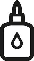 Bottle drink icon symbol image. Illustration of the drink water bottle glass design image vector