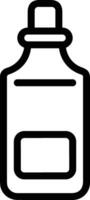 Bottle drink icon symbol image. Illustration of the drink water bottle glass design image vector