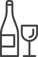 Bottle drink icon symbol image. Illustration of the drink water bottle glass design image vector