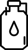 Bottle drink icon symbol image. Illustration of the drink water bottle glass design image vector