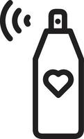 Bottle drink icon symbol image. Illustration of the drink water bottle glass design image vector