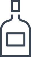 Bottle drink icon symbol image. Illustration of the drink water bottle glass design image vector