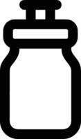 Bottle drink icon symbol image. Illustration of the drink water bottle glass design image vector