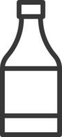 Bottle drink icon symbol image. Illustration of the drink water bottle glass design image vector