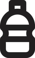 Bottle drink icon symbol image. Illustration of the drink water bottle glass design image vector