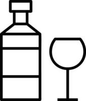 Bottle drink icon symbol image. Illustration of the drink water bottle glass design image vector