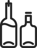 Bottle drink icon symbol image. Illustration of the drink water bottle glass design image vector