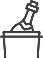 Bottle drink icon symbol image. Illustration of the drink water bottle glass design image vector