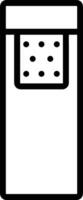 Bottle drink icon symbol image. Illustration of the drink water bottle glass design image vector