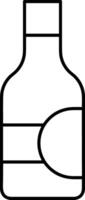 Bottle drink icon symbol image. Illustration of the drink water bottle glass design image vector