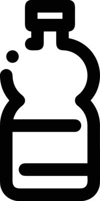 Bottle drink icon symbol image. Illustration of the drink water bottle glass design image