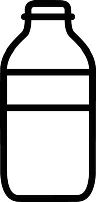 Bottle drink icon symbol image. Illustration of the drink water bottle glass design image