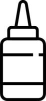 Bottle drink icon symbol image. Illustration of the drink water bottle glass design image vector