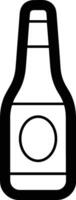 Bottle drink icon symbol image. Illustration of the drink water bottle glass design image vector