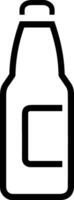 Bottle drink icon symbol image. Illustration of the drink water bottle glass design image vector