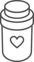 Bottle drink icon symbol image. Illustration of the drink water bottle glass design image vector