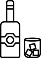 Bottle drink icon symbol image. Illustration of the drink water bottle glass design image vector