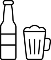 Bottle drink icon symbol image. Illustration of the drink water bottle glass design image vector