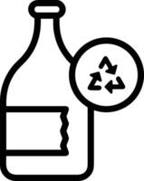 Bottle drink icon symbol image. Illustration of the drink water bottle glass design image vector