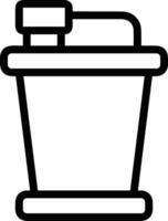 Bottle drink icon symbol image. Illustration of the drink water bottle glass design image vector