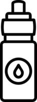 Bottle drink icon symbol image. Illustration of the drink water bottle glass design image vector