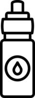 Bottle drink icon symbol image. Illustration of the drink water bottle glass design image vector