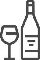 Bottle drink icon symbol image. Illustration of the drink water bottle glass design image vector
