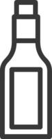 Bottle drink icon symbol image. Illustration of the drink water bottle glass design image vector