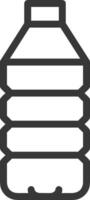 Bottle drink icon symbol image. Illustration of the drink water bottle glass design image vector