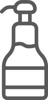 Bottle drink icon symbol image. Illustration of the drink water bottle glass design image vector