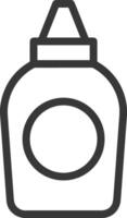 Bottle drink icon symbol image. Illustration of the drink water bottle glass design image vector