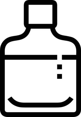 Bottle drink icon symbol image. Illustration of the drink water bottle glass design image