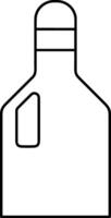 Bottle drink icon symbol image. Illustration of the drink water bottle glass design image vector