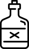 Bottle drink icon symbol image. Illustration of the drink water bottle glass design image vector