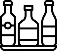 Bottle drink icon symbol image. Illustration of the drink water bottle glass design image vector