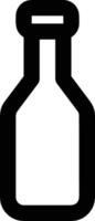 Bottle drink icon symbol image. Illustration of the drink water bottle glass design image vector